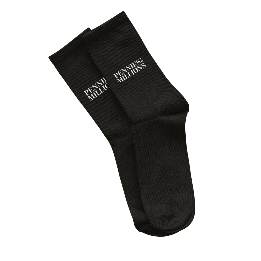 Pennies To Millions - Socks ( Black )